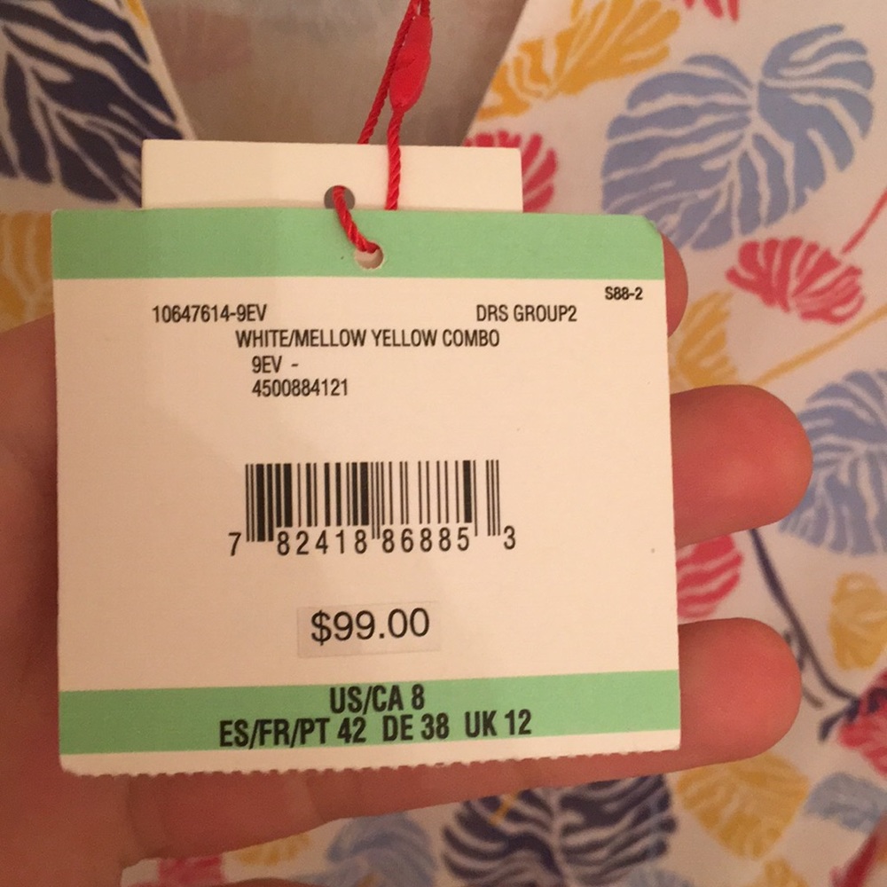 ANNE KLEIN DRESS SLEEVE LESS V NECK SIZE 8 NWT - Picture 7 of 7